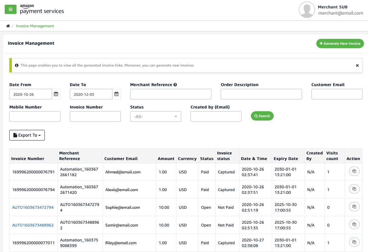 invoice management